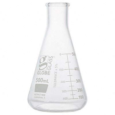 Erlenmeyer Flask 500 mL 188 mm H