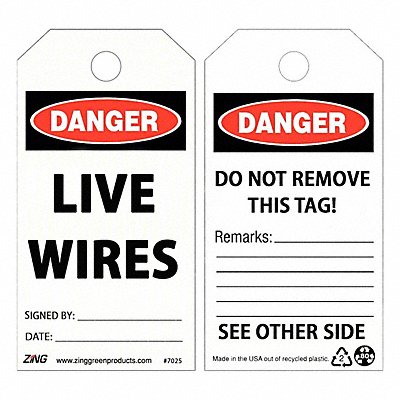 Lockout Tags Labels and Tag Insert Holders