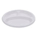 PLATE,3 COMPRTMNT,10",WH