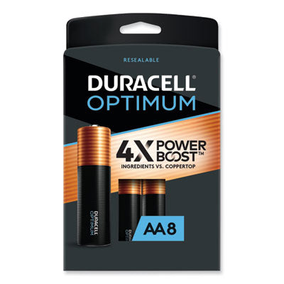 BATTERY,OPTIMUM,AA,8/PK