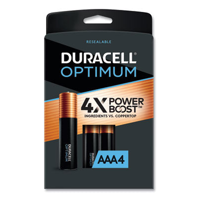 BATTERY,OPTIMUM,AAA,4/PK