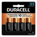 BATTERY,DUR LITH 123 4,BK