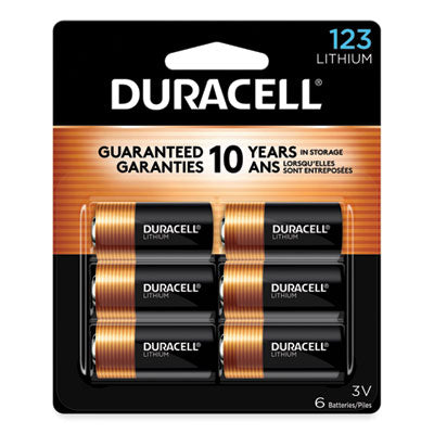 BATTERY,DURACELL 123 6,BK