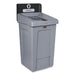 WASTEBASKET,33 GAL,REC,GY