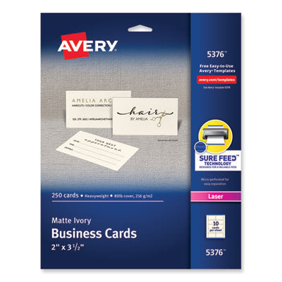 CARD,BUS,LSR,250/PK,IVY