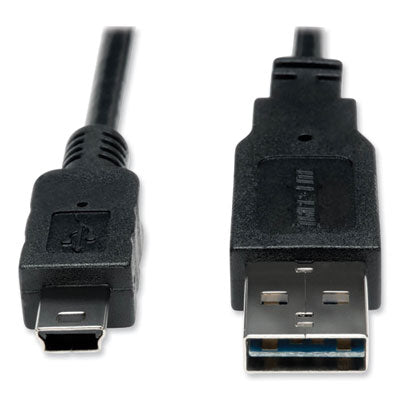 CABLE,USB,REVERSE MINI,BK