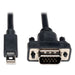 CABLE,MNIDISPLAY VGA,BK,L