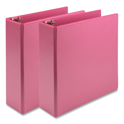 BINDER,DUR V,3",2PK,BERRY