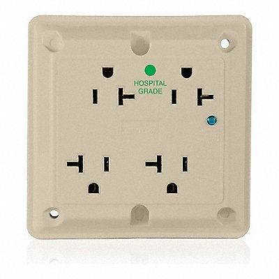 GFCI Receptacle Ivory Nylon