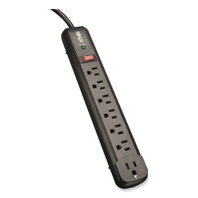 SURGE,7 OUTLETS,4 FT,BK