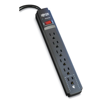 SURGE,6 OUTLET,6 FT CD,BK