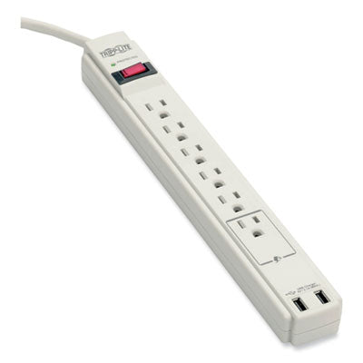 SURGE,6 OUTLETS,2 USB