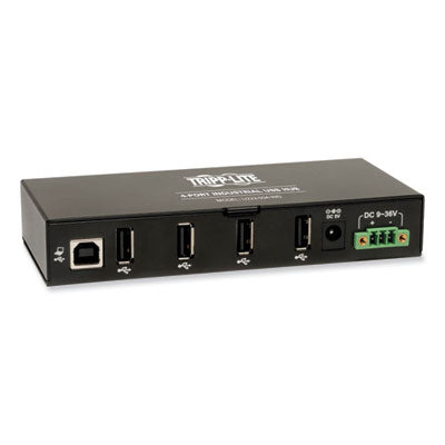 USB,4 PORT HUB METAL,BK