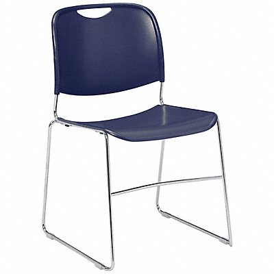 Stacking Chair Poly Navy Blue PK4