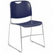 Stacking Chair Poly Navy Blue PK4