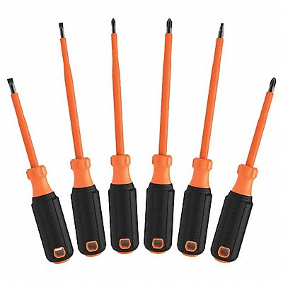 Screwdriver Set 1000V Insul 6 Pc