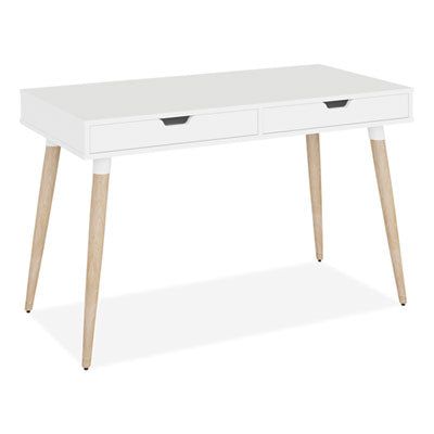 DESK,48" SCANDINAVIAN,WH