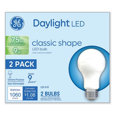 BULB,LED9NA19M/DLGWB/2PK