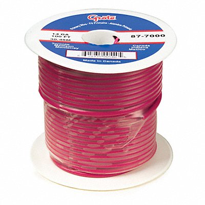 Primary Wire 14 AWG 1 Cond 100 ft Red