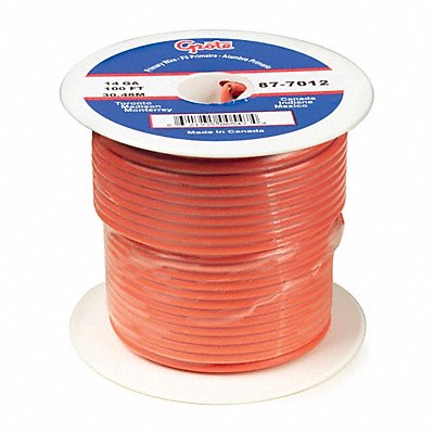 Primary Wire 16 AWG 1 Cond 100 ft Orange