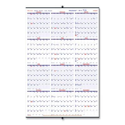 CALENDAR,WALL,YEARLY,WH