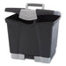 BOX,TOTE,W TRAY,BLK CS,2