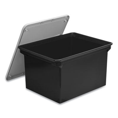 BOX,TOTE,CMFT,4/C,BLK/CLR