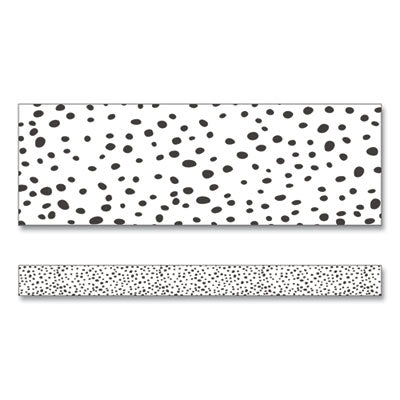 BORDER,BLACK DOTS,12PK