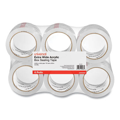 TAPE,2.83"X54.6YDS6PK,CLR