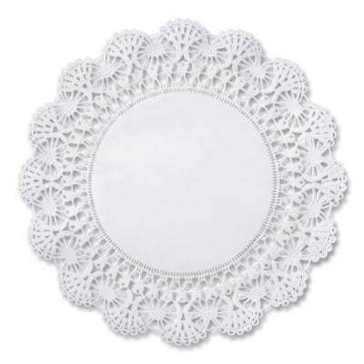 DOILY,6"RND,LACE,1000,WH