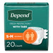 DIAPERS,DPND,S/M,MX,3PK/C