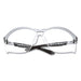 GLASSES,SFTY,SV/BK FR,CLR