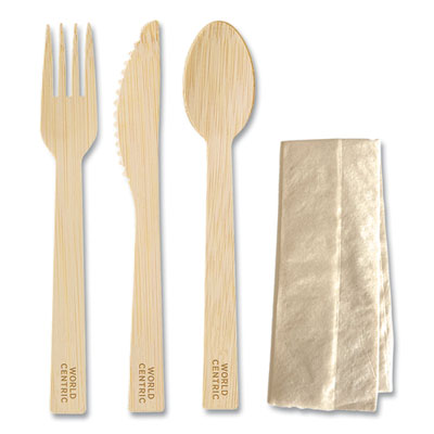 CUTLERY,SET,BAMBOO,250,NT