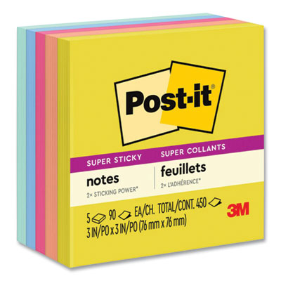 PAPER,5PAD/PACK,90 SH,AST