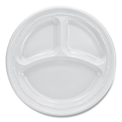 PLATE,3 COMPARTMENT,WH