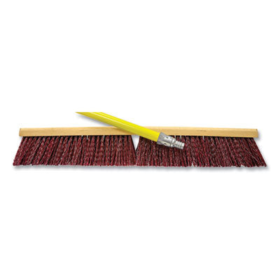 KIT,24",BRUSH,MAROON POLY