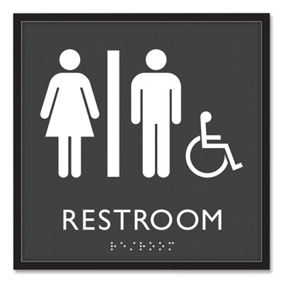 SIGN,UNISEX ACCESSIBLE,BK