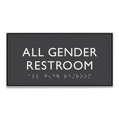 SIGN,ALL GENDER RESTRM,BK