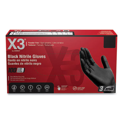 GLOVES,X3,NTRL,1000,S,BK