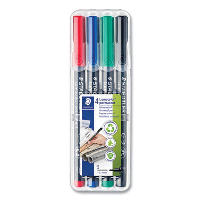 MARKER,LUMOCOLOR,4PC,AST