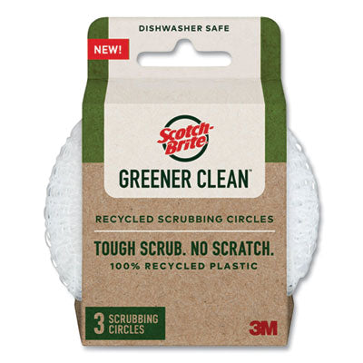 SCRUBBER,CIRCLES 3PK,WH