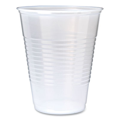 CUP,PLASTIC,RIBBED,9OZ,TR