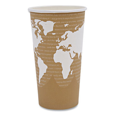 CUP,20OZ COMPOSTABLE,TAN