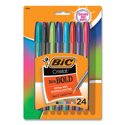 PEN,CRISTAL,XTRA BOLD,24