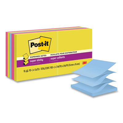 PAD,POSTIT,10PK,AST