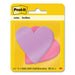 NOTE,POSTIT,HEART,2PK,AST