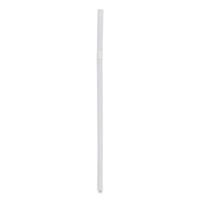 STRAW,FLX,7.75IN,WRPD,WH