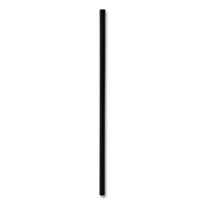 STRAW,7 3/4 JUMBO,WRP,BK