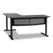 DESK,L SHAPE,BLACK,GY