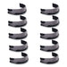 SWEATBAND,8990,BLACK,10PK